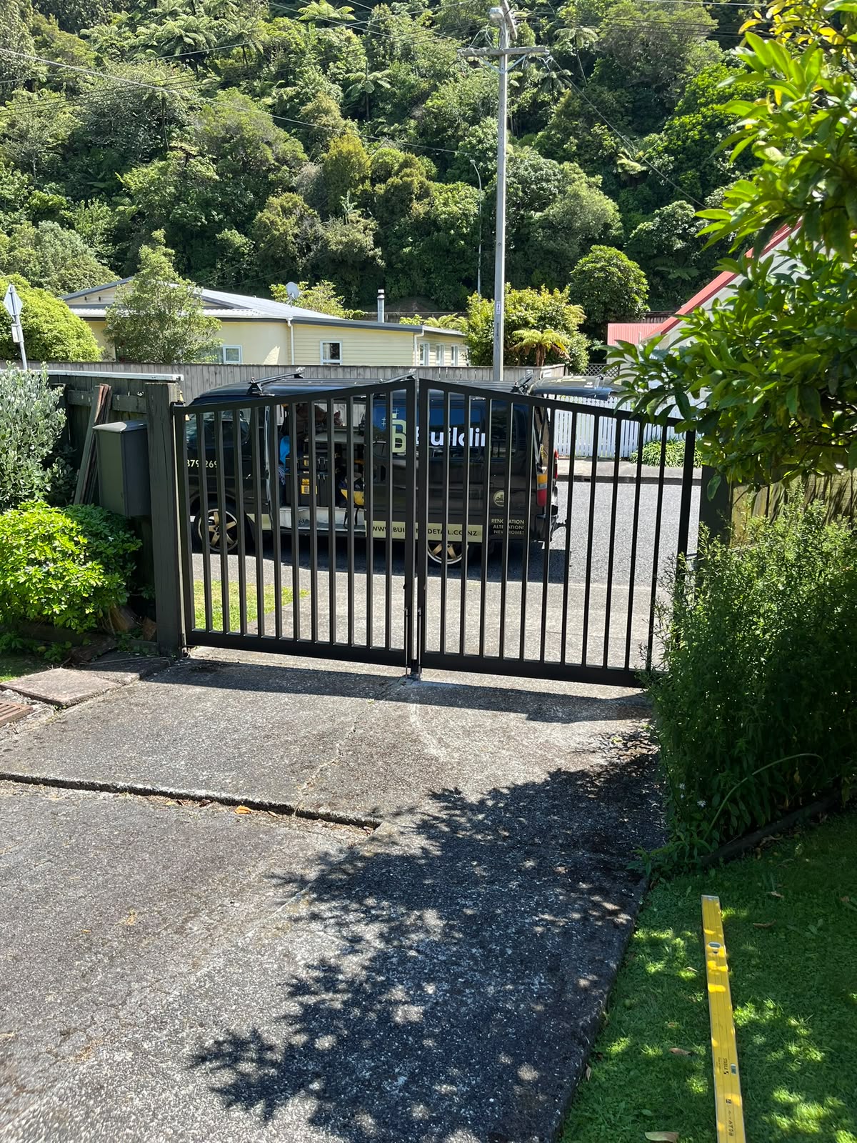 Iron fence and gate in Wellington