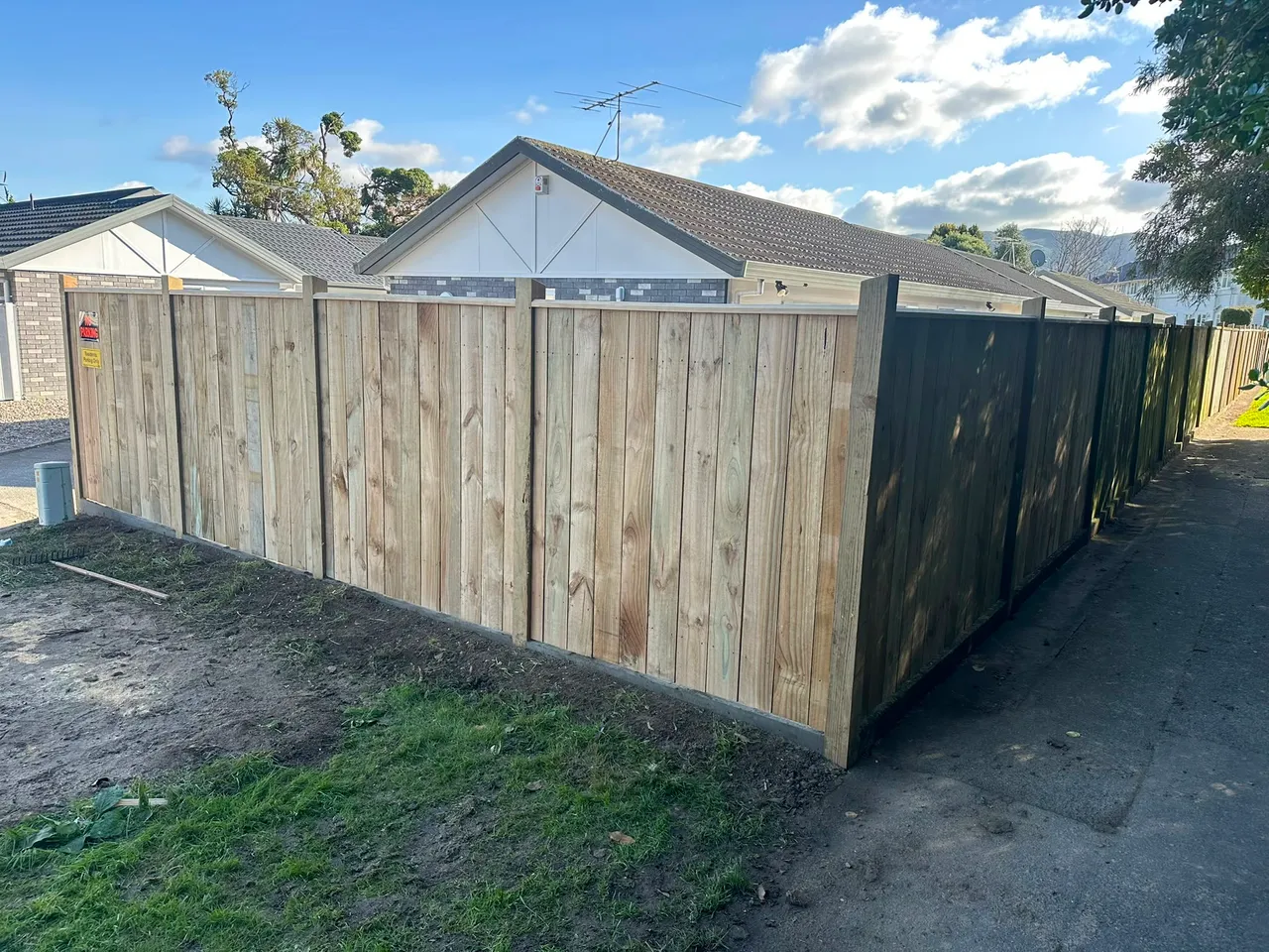 Coastal-ready fencing at a Porirua property