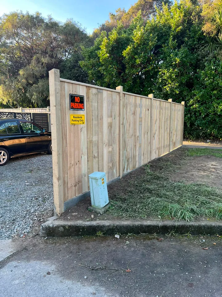 Residential fencing project in Upper Hutt